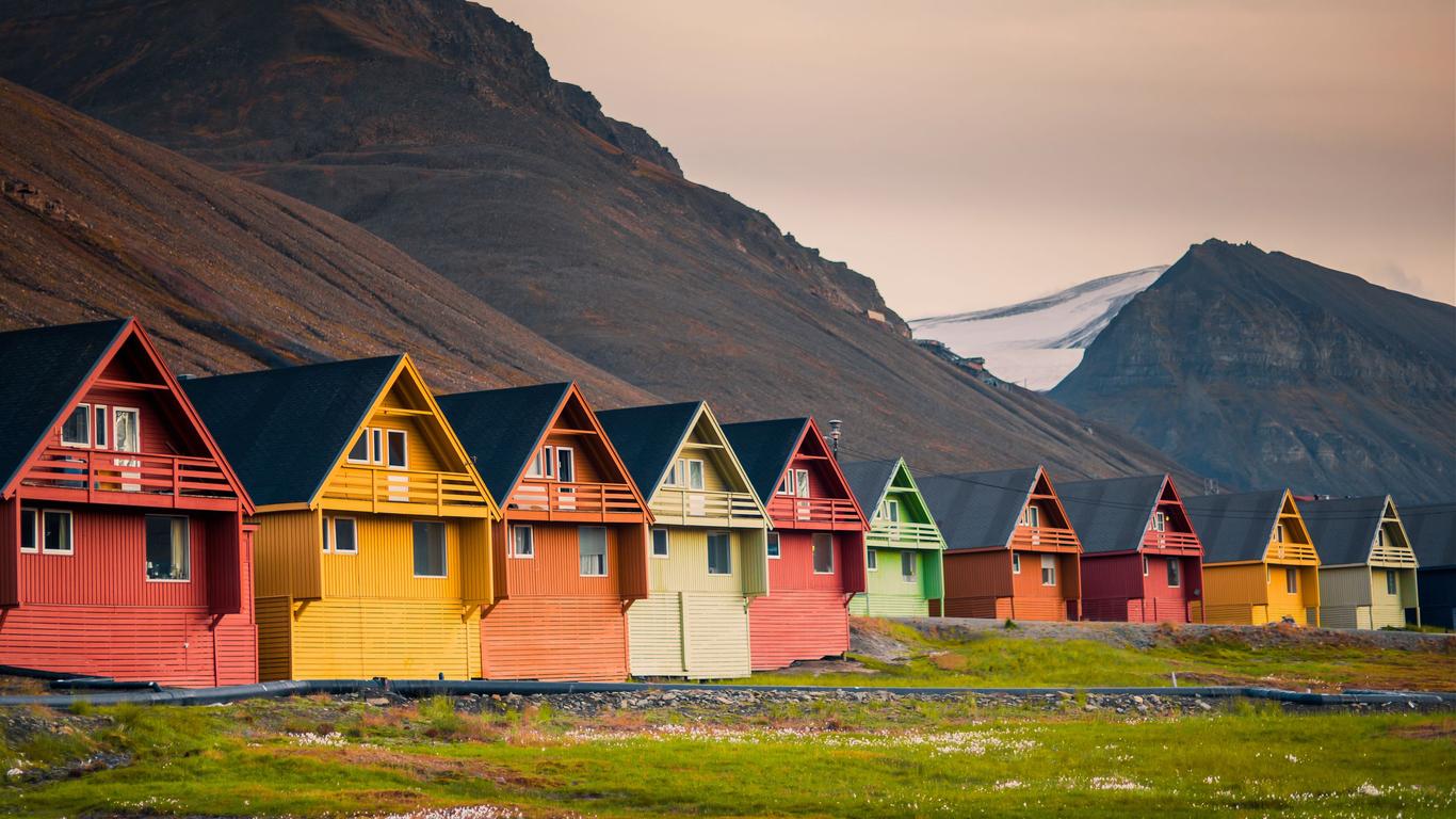 Longyearbyen, Spitsbergen, Norvegia