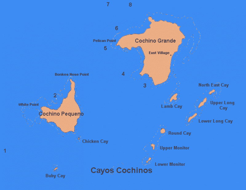 Image for Cayos Cochinos, Honduras