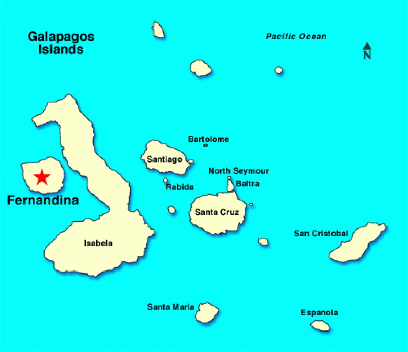 Image for Fernandina, Insulele Galapagos, Ecuador